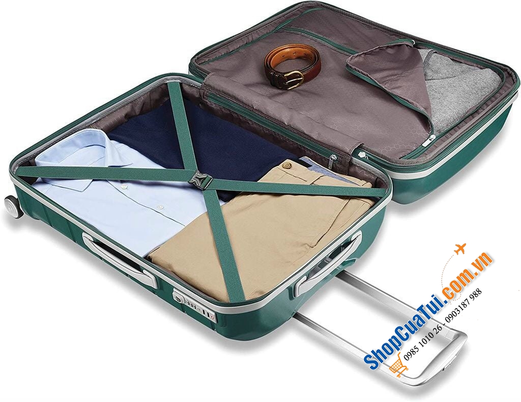 VALY SAMSONITE DÒNG FREEFORM 21 inch màu xanh lá CỰC SÀNH ĐIỆU CỰC HOT CỦA HÃNG - SX tại INDIA