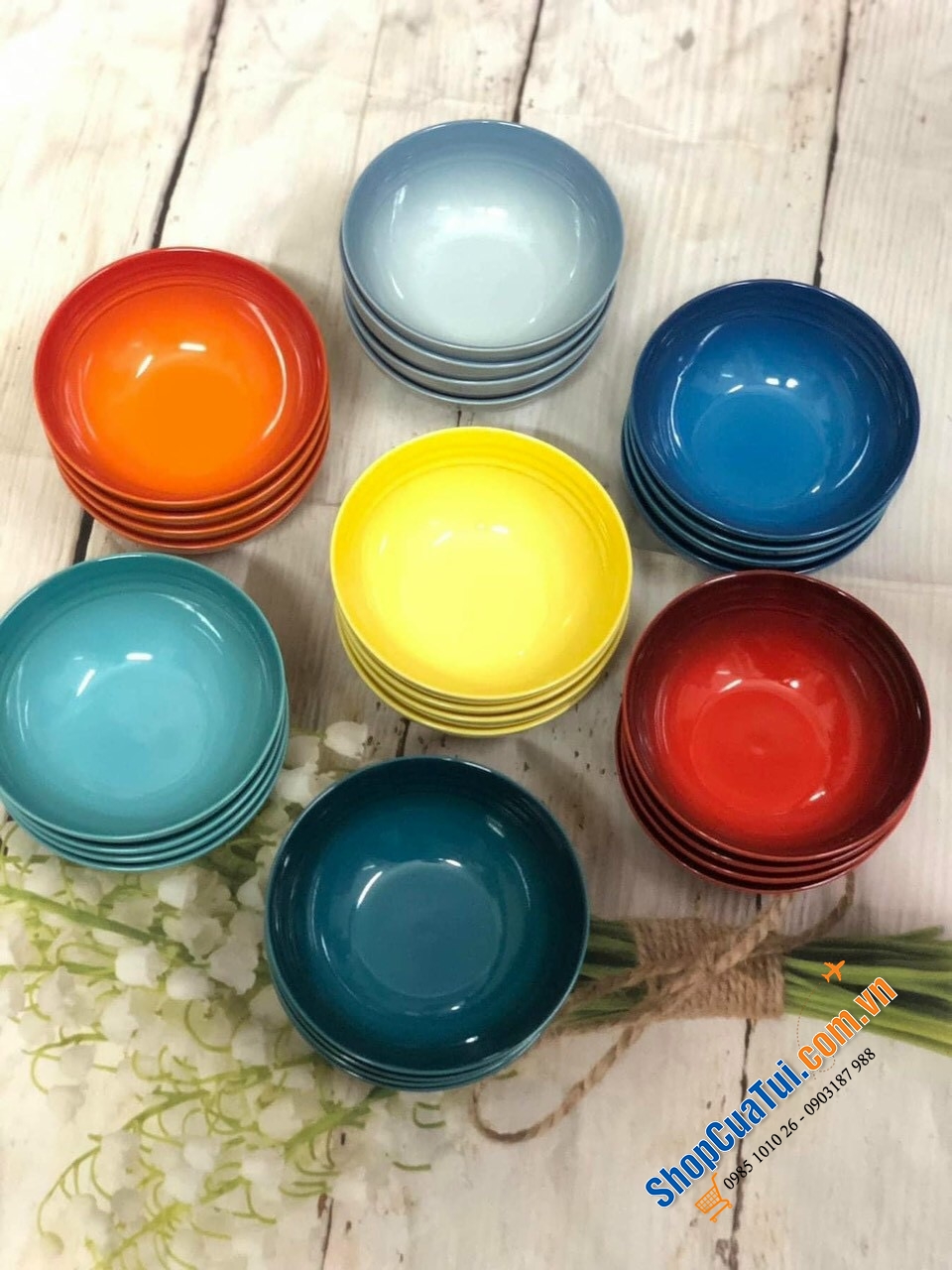BÁT LE CREUSET 16CM - Bát ăn phở, ăn mì hoặc đựng salad rất xinh