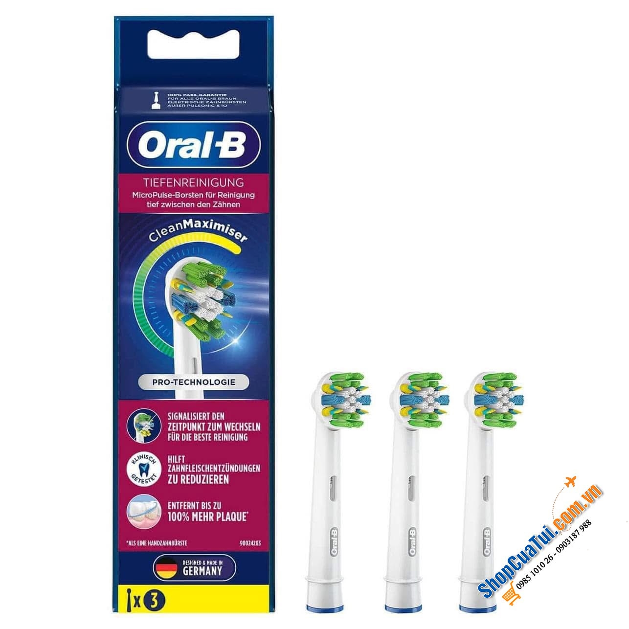 ĐẦU BÀN CHẢI MÁY ORAL B - MADE IN GERMANY.