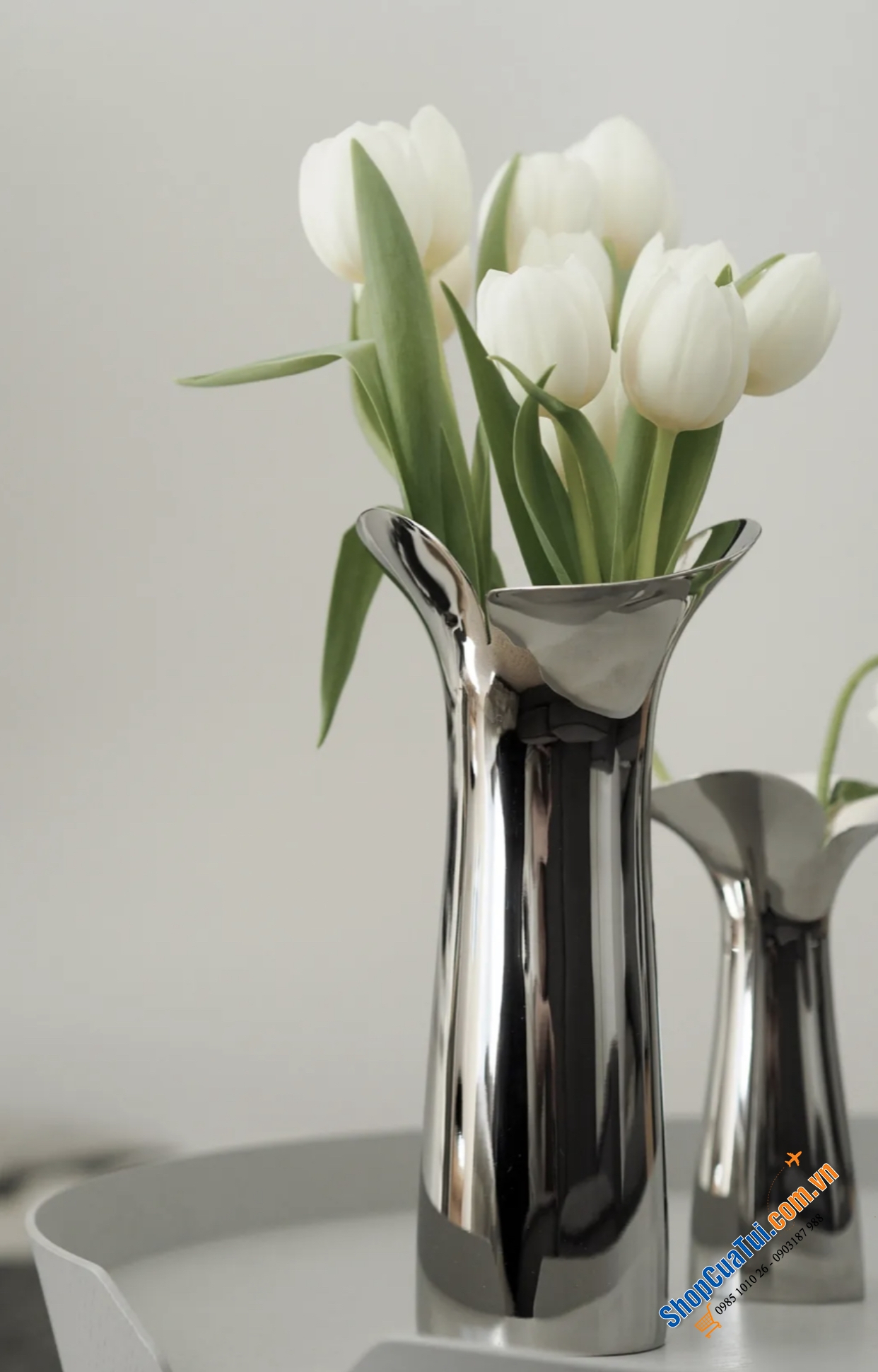 Lọ hoa  Georg Jensen cao 22cm - LỌ HOA BLOOM BOTANICA H22CM