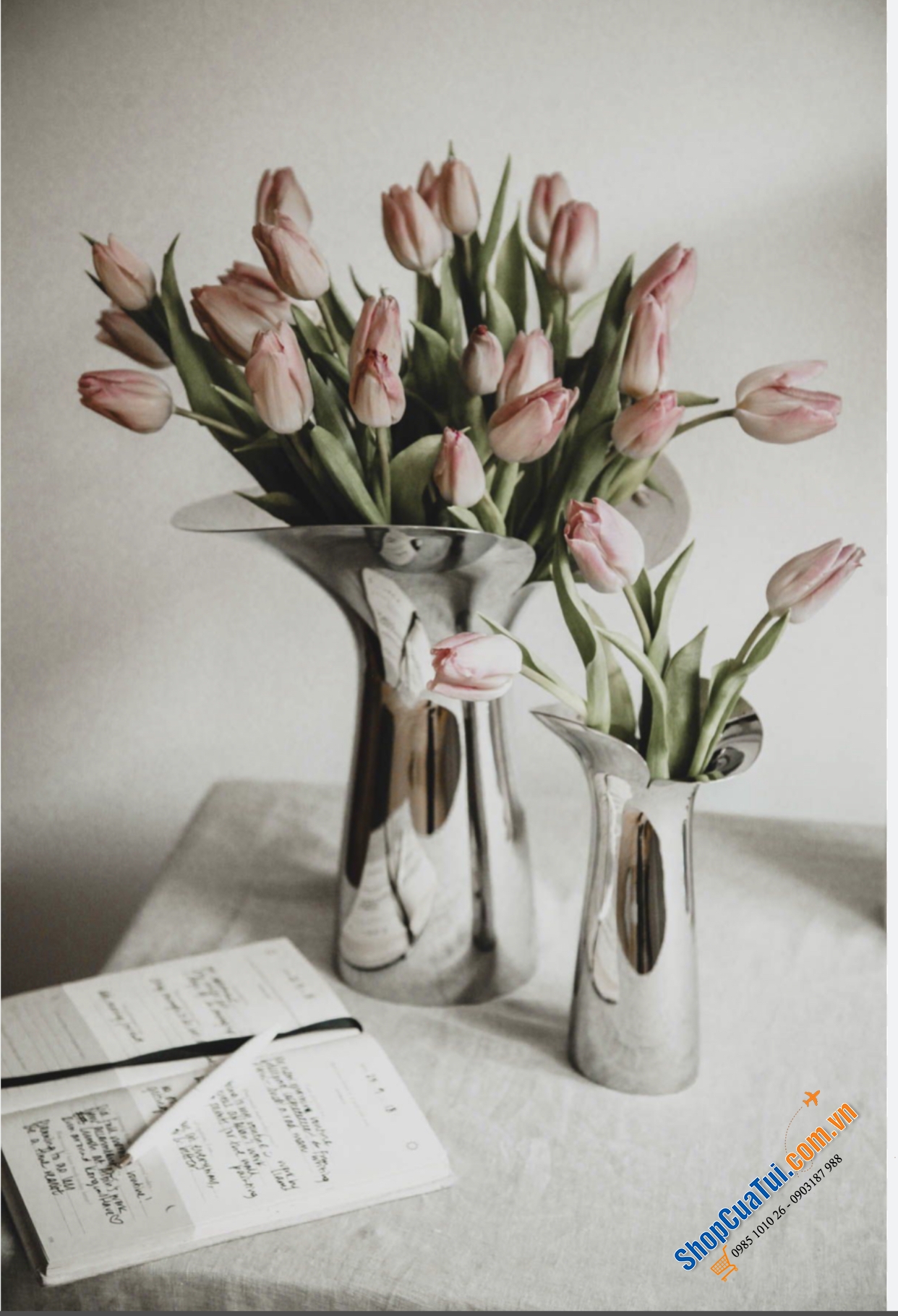 Lọ hoa  Georg Jensen cao 22cm - LỌ HOA BLOOM BOTANICA H22CM