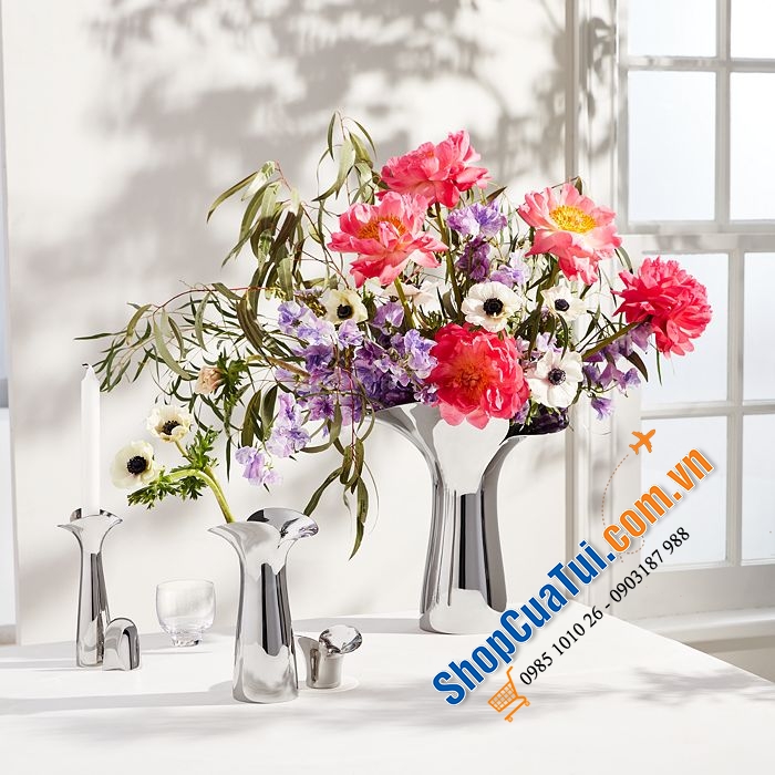 Lọ hoa  Georg Jensen cao 22cm - LỌ HOA BLOOM BOTANICA H22CM