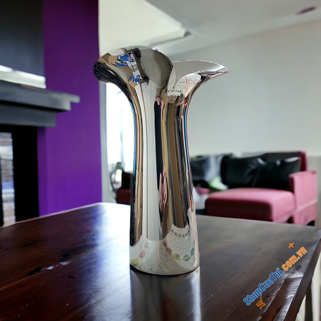 Lọ hoa  Georg Jensen cao 22cm - LỌ HOA BLOOM BOTANICA H22CM