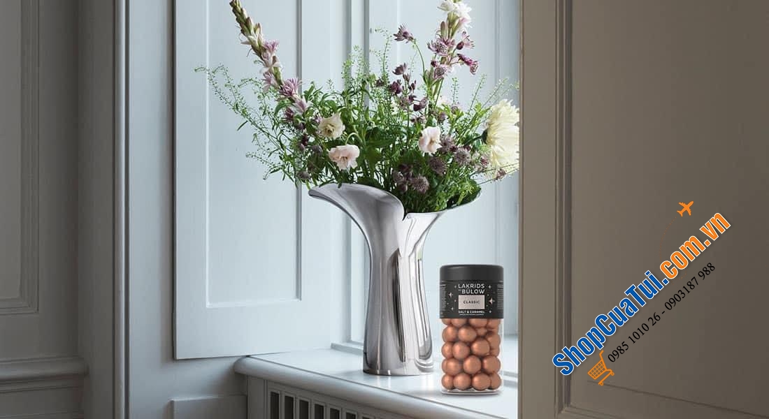 Lọ hoa  Georg Jensen cao 22cm - LỌ HOA BLOOM BOTANICA H22CM