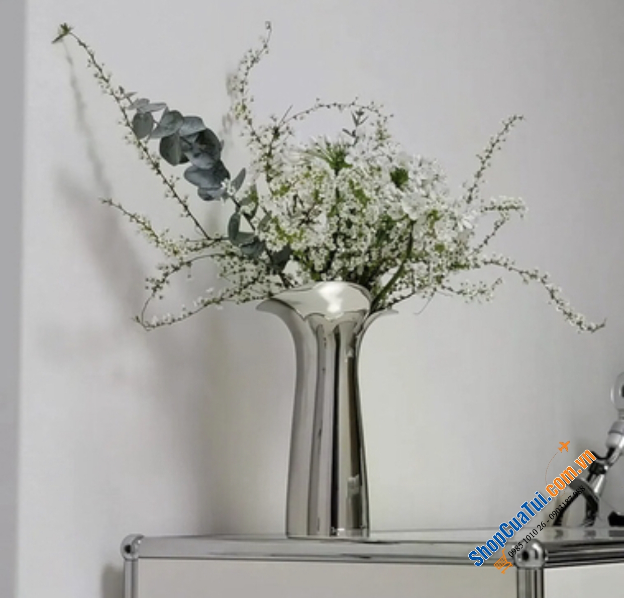 Lọ hoa  Georg Jensen cao 22cm - LỌ HOA BLOOM BOTANICA H22CM