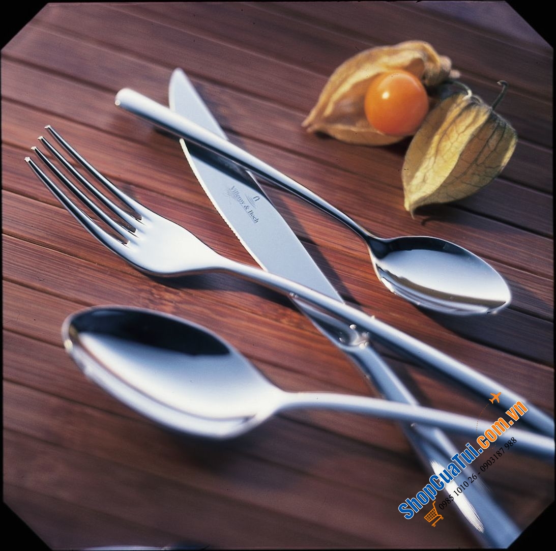 Bộ dao dĩa Piedmont 4 món Villeroy & Boch dành cho 1 người dùng - thép không gỉ 18/10