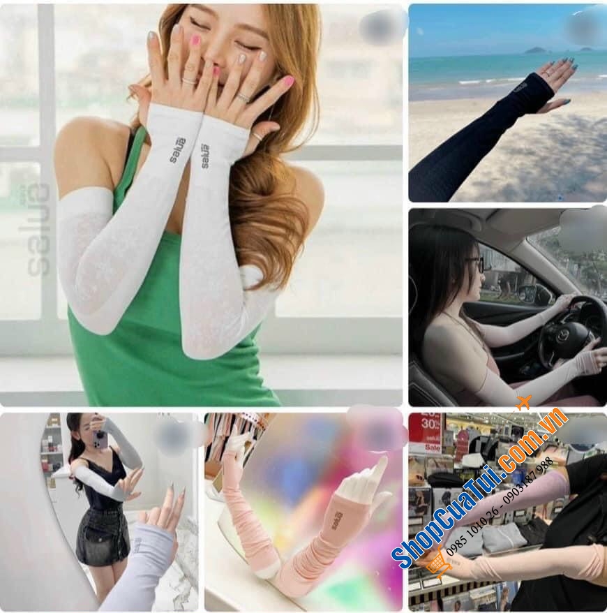Găng tay chống nắng, chống tia UV, găng tay làm mát Salua đứng đầu Hàn Quốc