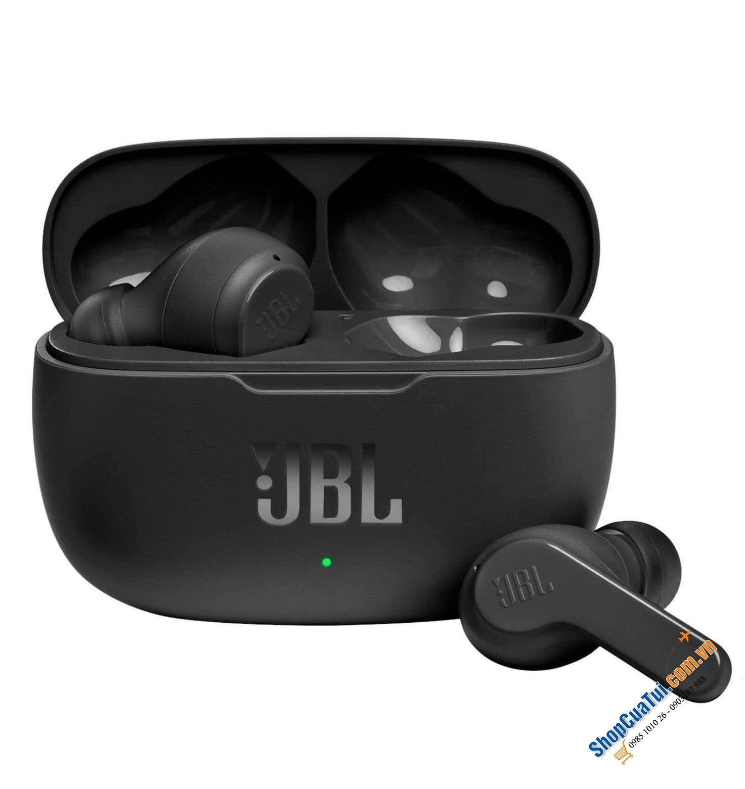 Tai nghe Bluetooth JBL Vibe 200TWS - Nghe nhạc cả ngày lên tới 20h nghe