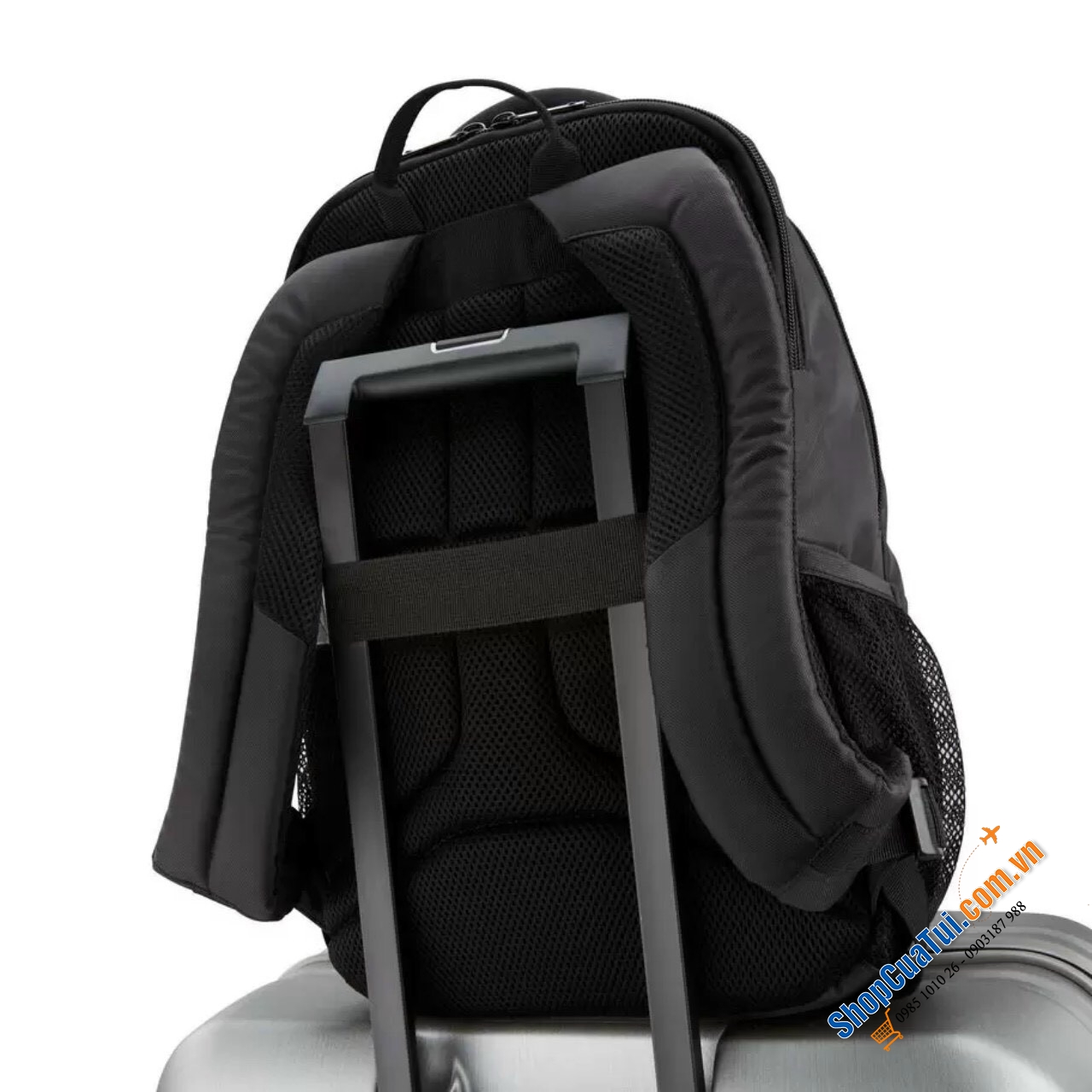 Balo laptop Samsonite đáp ứng nhu cầu chuyên nghiệp khi di chuyển, đựng được laptop 15,6 inch