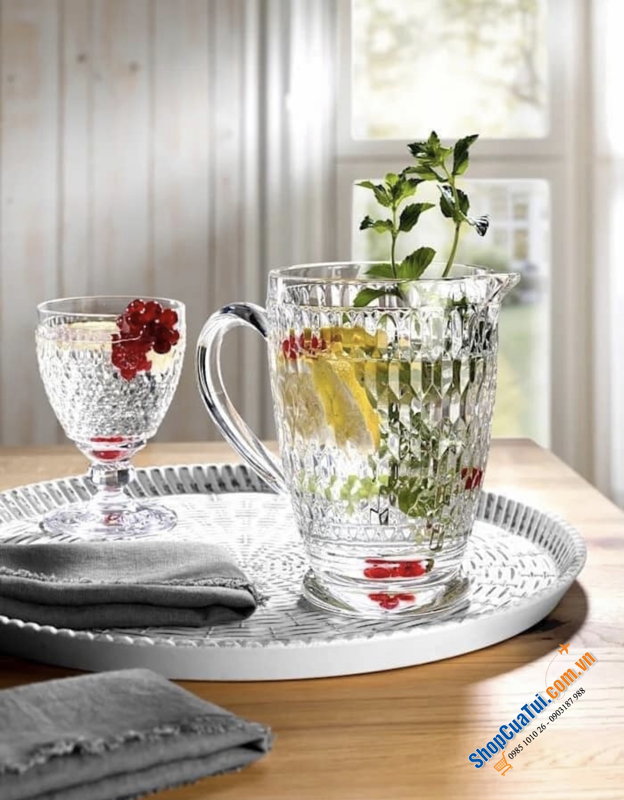 Bình nước Villeroy & Boch Boston 1.3L - Made in Germany
