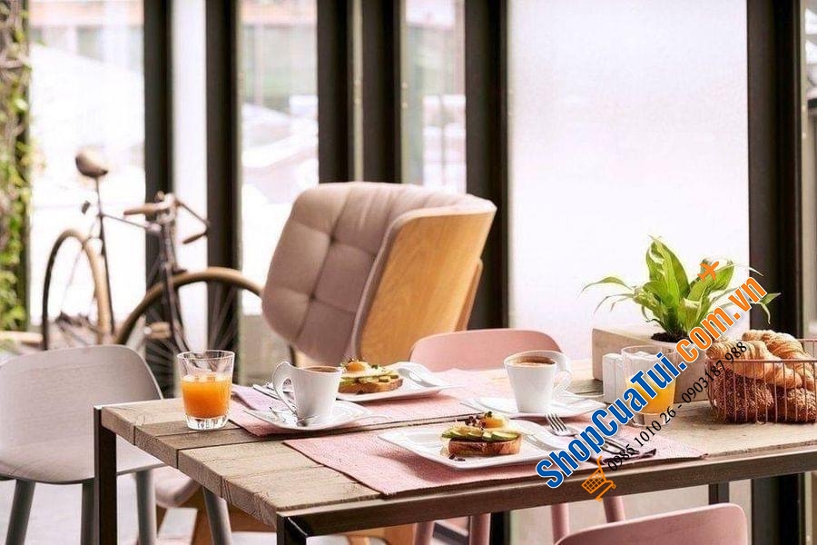 Sét đĩa cốc 12 món Villeroy Boch New Wave - Made in Germany - gồm 4 đĩa phục vụ, 4 đĩa salat & 4 cốc