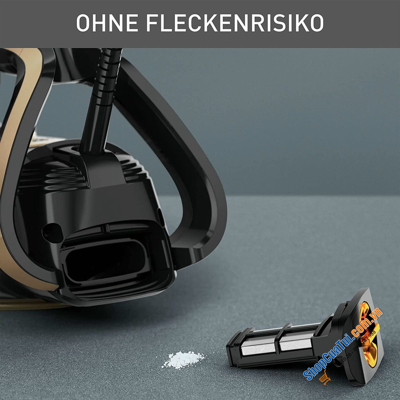 Bàn là hơi nước Tefal FV8064 Puregliss - Made in France - Công suất khủng 3000W và khả năng phun hơi cực kỳ mạnh mẽ