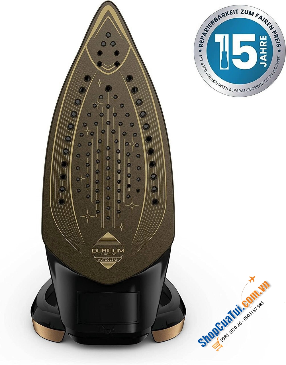 Bàn là hơi nước Tefal FV8064 Puregliss - Made in France - Công suất khủng 3000W và khả năng phun hơi cực kỳ mạnh mẽ