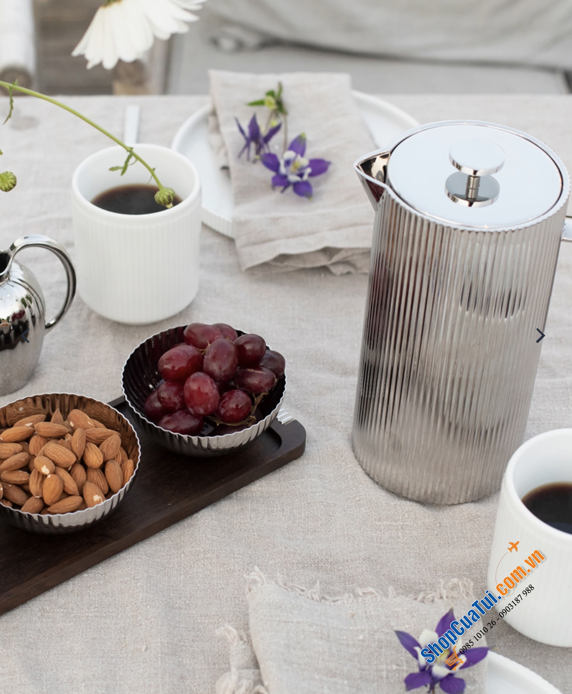 Bình pha trà, cà phê Georg Jensen Bernadotte 1L - Đẹp sang trọng, tinh tế
