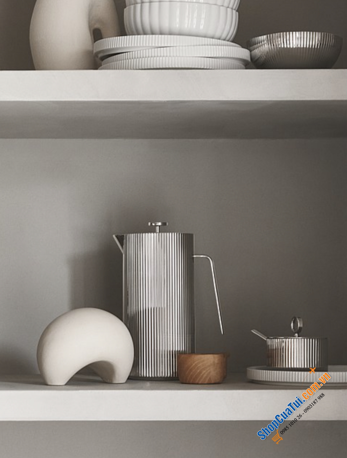 Bình pha trà, cà phê Georg Jensen Bernadotte 1L - Đẹp sang trọng, tinh tế