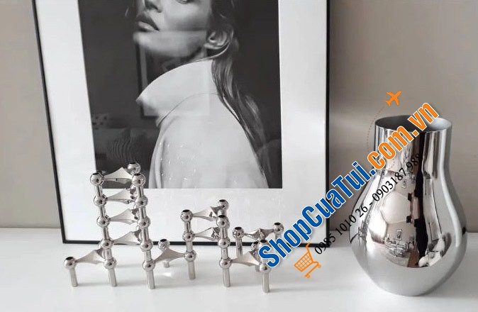 Lọ hoa Georg Jensen Cafu mittel 30cm - cổ điển, hiện đại, đáng trân trọng
