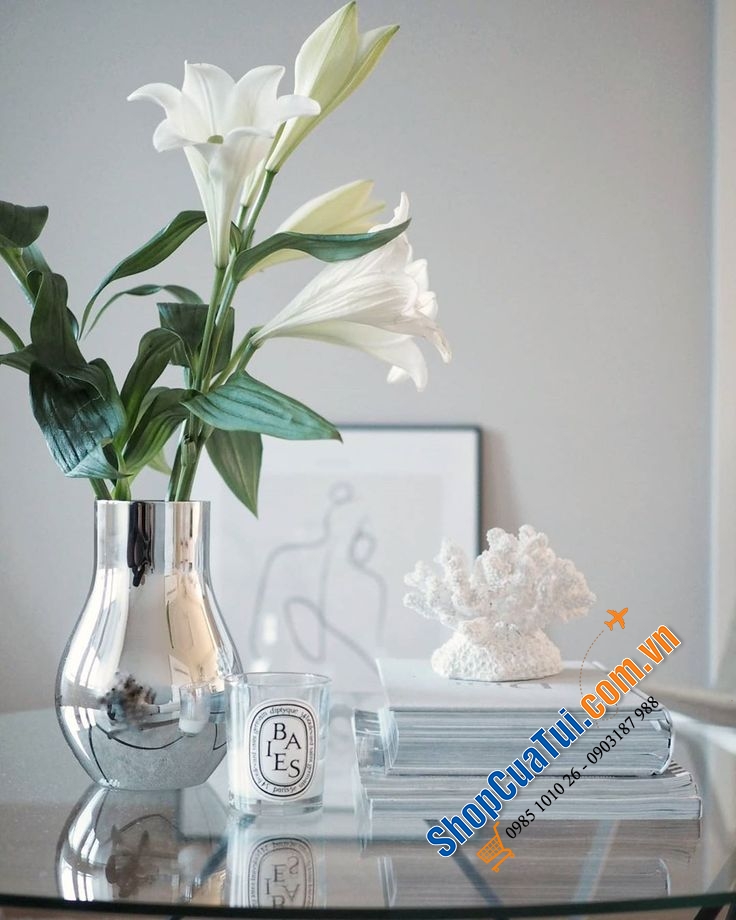 Lọ hoa Georg Jensen Cafu mittel 30cm - cổ điển, hiện đại, đáng trân trọng