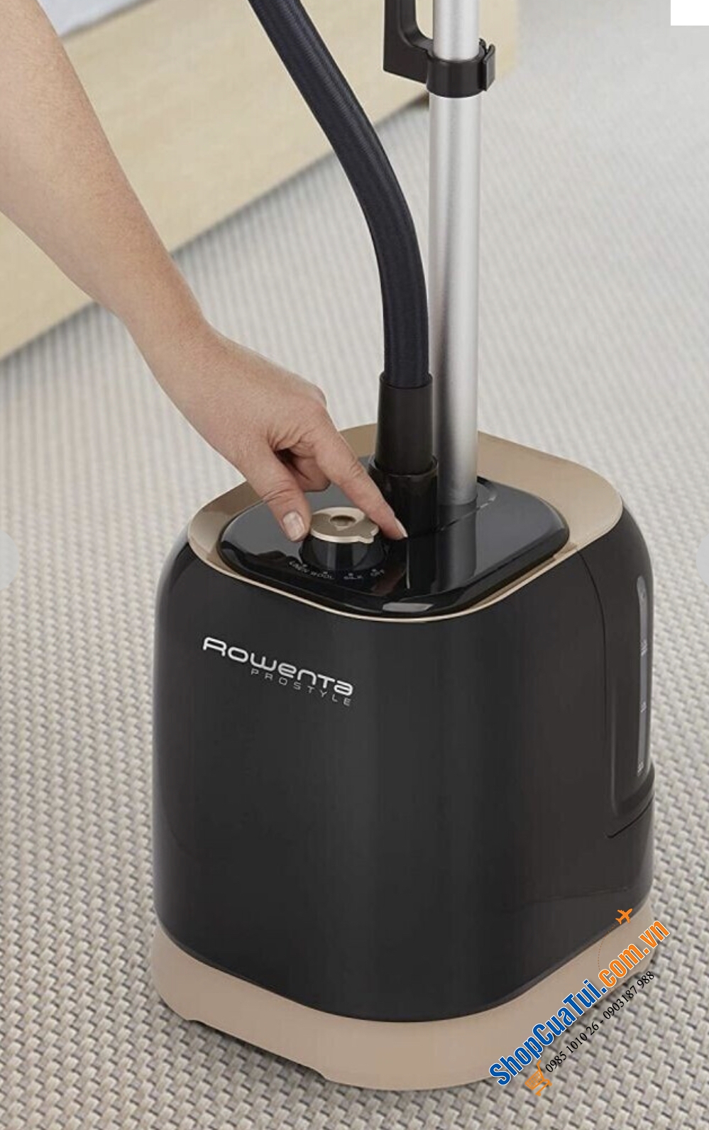 Bàn là cây Rowenta Pro Style IS3425D1 công suất 1700W, bình nước 1,5 lít - dễ dàng loại bỏ các nếp nhăn trên bất kỳ loại vải nào, kể cả loại vải mỏng manh nhất