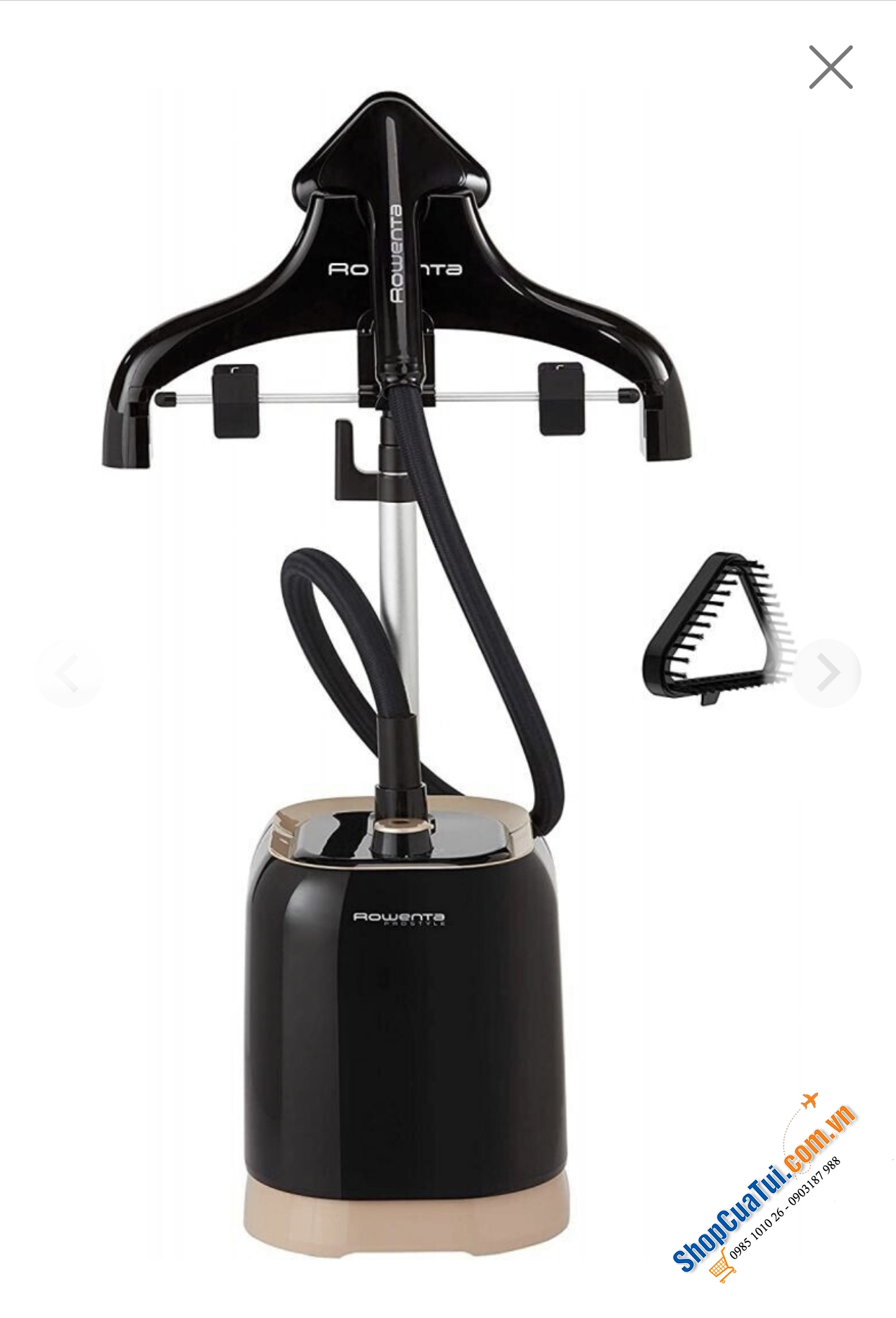 Bàn là cây Rowenta Pro Style IS3425D1 công suất 1700W, bình nước 1,5 lít - dễ dàng loại bỏ các nếp nhăn trên bất kỳ loại vải nào, kể cả loại vải mỏng manh nhất