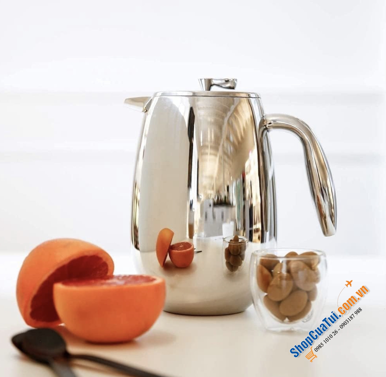 Bình pha cà phê kiểu Pháp cách nhiệt Bodum COLUMBIA 1 Lít