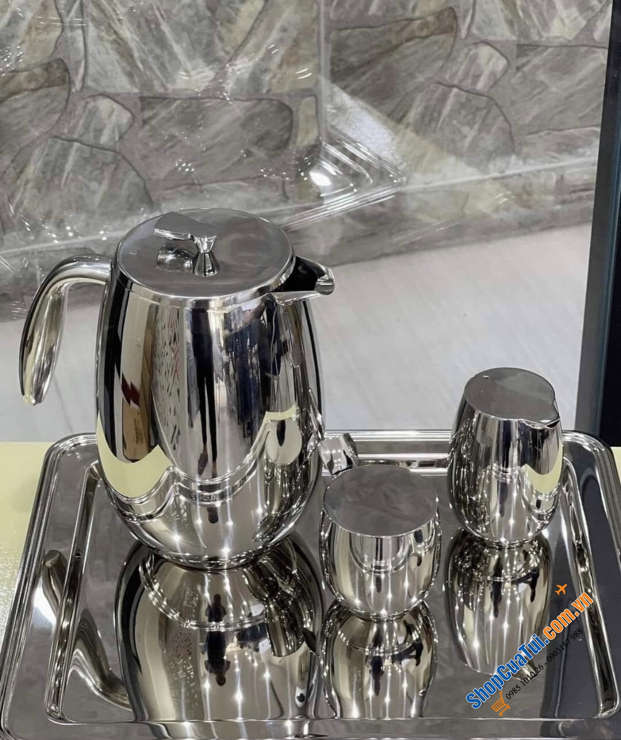 Bình pha cà phê kiểu Pháp cách nhiệt Bodum COLUMBIA 1 Lít