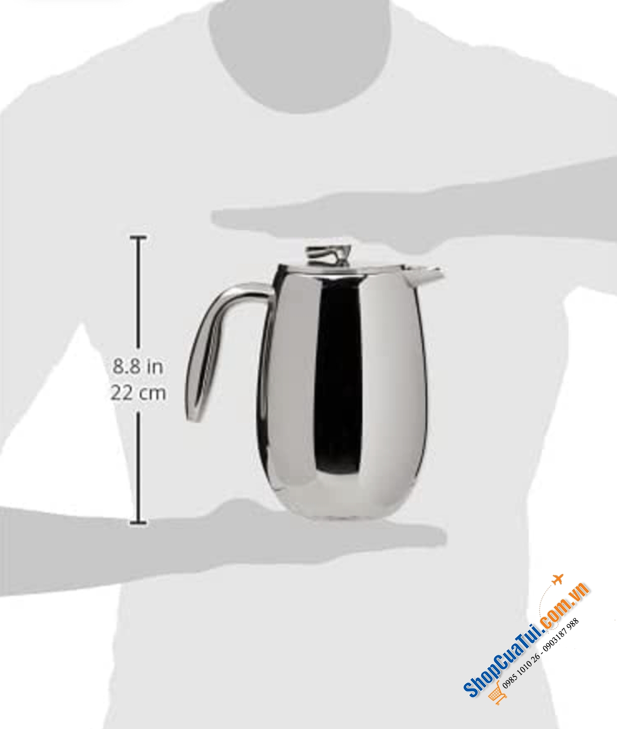 Bình pha cà phê kiểu Pháp cách nhiệt Bodum COLUMBIA 1 Lít