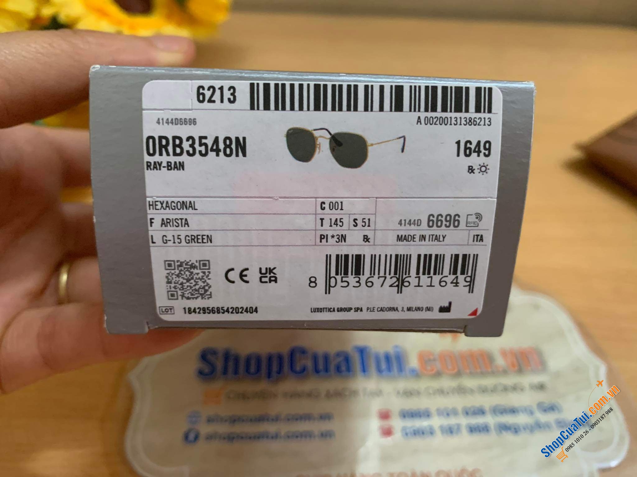 Kính Mát Ray-Ban RB3548