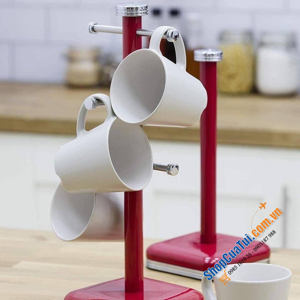 Giá treo cốc Swan siêu đẹp, siêu sang mẫu đế vuông