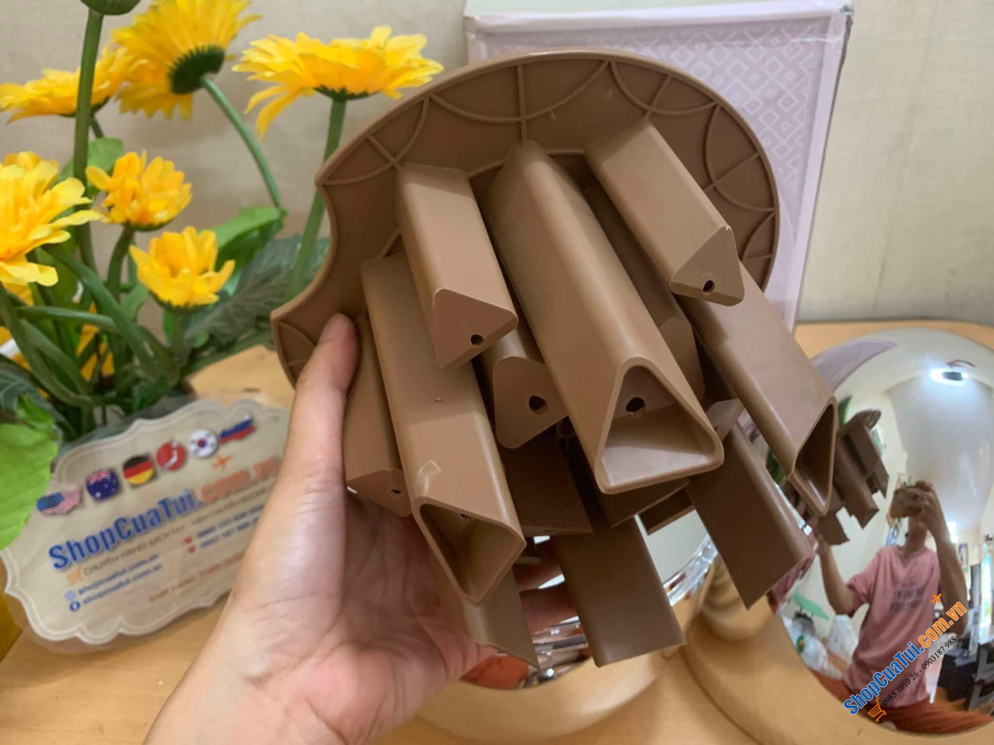 BỘ DAO THÌA DĨA 24 MÓN HÌNH QUẢ TRỨNG MOOD GIFT màu inox, màu đồng