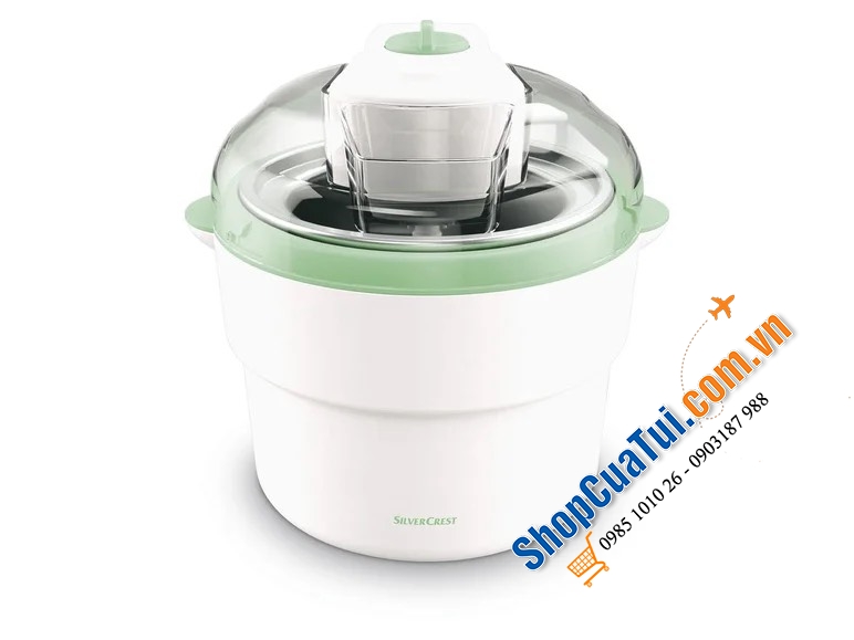 Máy làm kem SilverCrest SECM 12 C7 - Tự làm 1 lít kem yêu thích theo khẩu vị một cách dễ dàng
