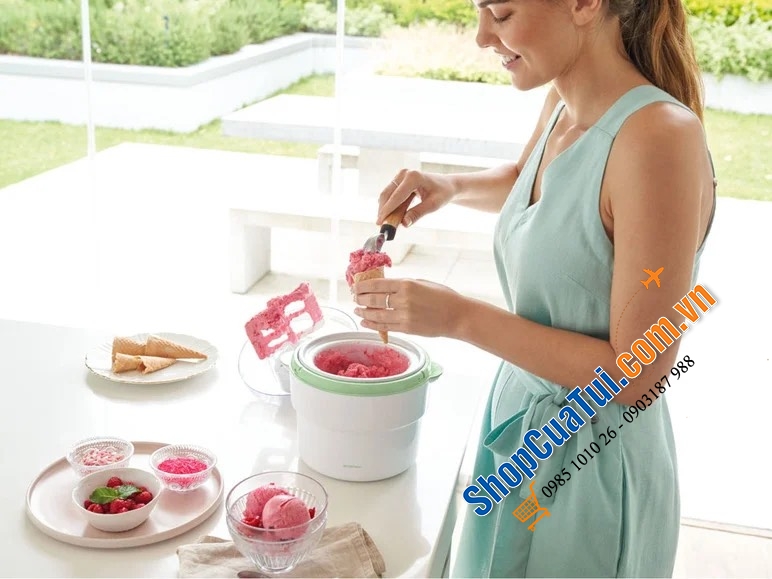 Máy làm kem SilverCrest SECM 12 C7 - Tự làm 1 lít kem yêu thích theo khẩu vị một cách dễ dàng