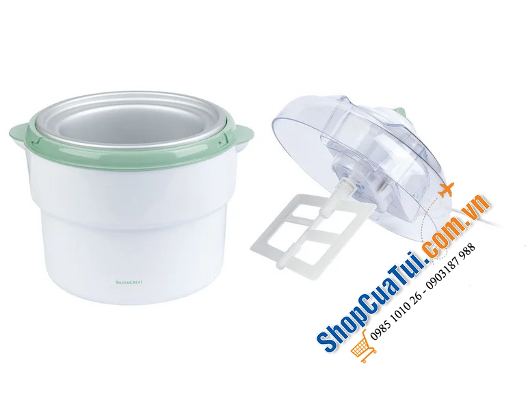 Máy làm kem SilverCrest SECM 12 C7 - Tự làm 1 lít kem yêu thích theo khẩu vị một cách dễ dàng