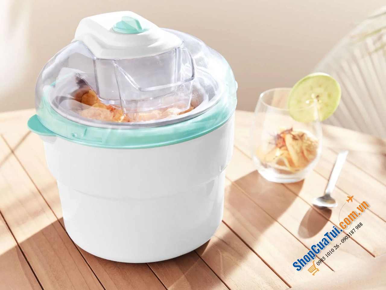 Máy làm kem SilverCrest SECM 12 C7 - Tự làm 1 lít kem yêu thích theo khẩu vị một cách dễ dàng