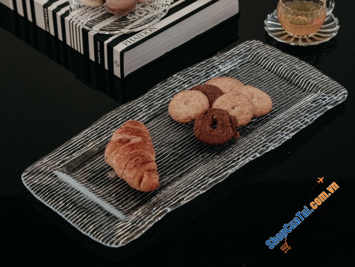 Đĩa chữ nhật IVV All in one 45x22cm - handmade in Italy