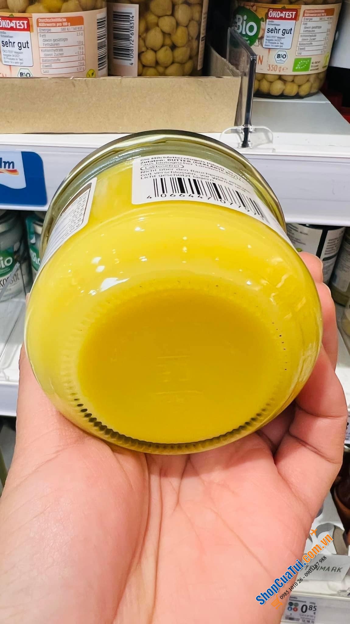 BƠ GHEE HỮU CƠ NỘI ĐỊA ĐỨC.