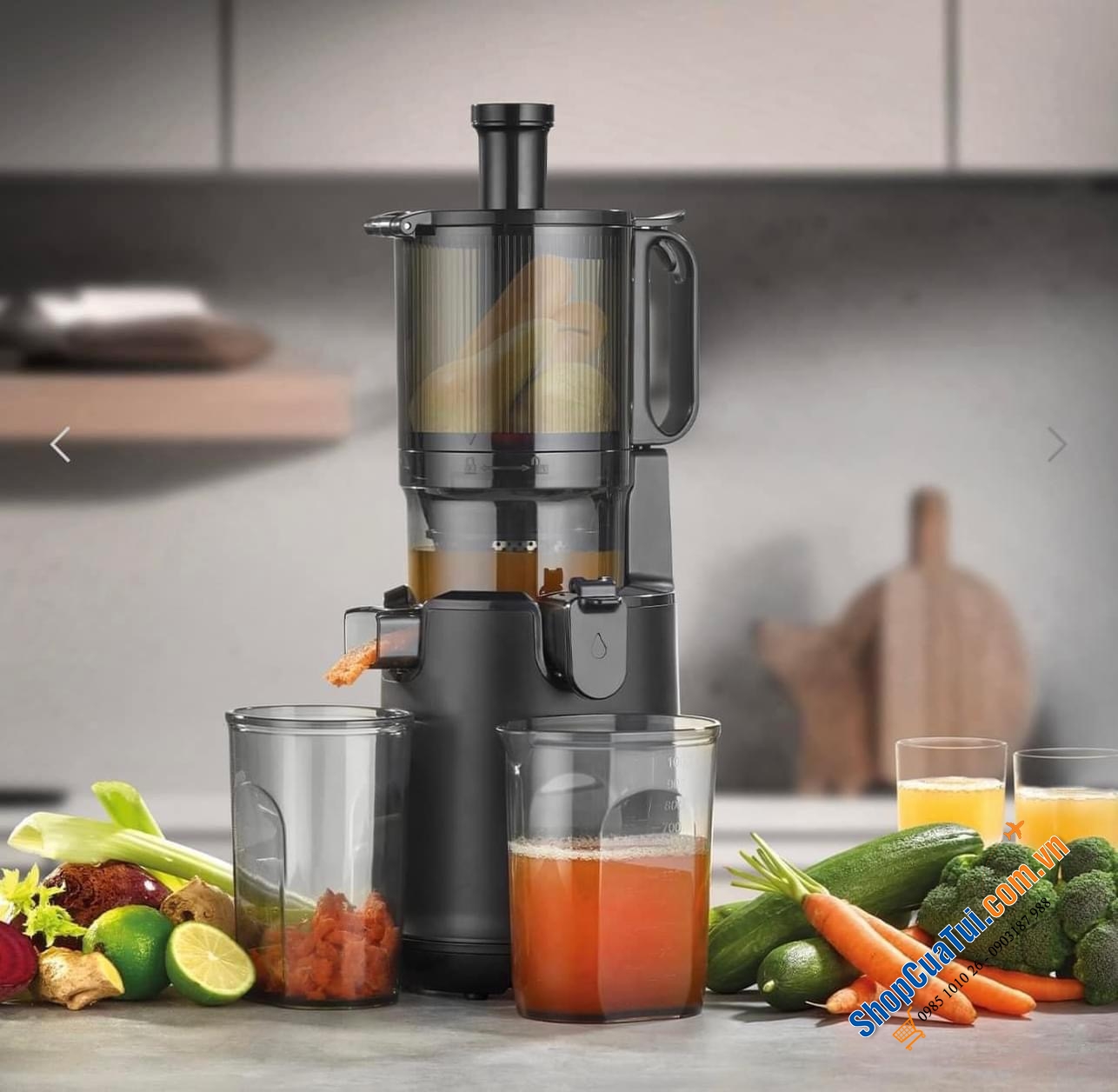 MÁY ÉP CHẬM CASO SJW600 XL. CÔNG NGHỆ ĐỨC - CÔNG NGHỆ HÀNG ĐẦU THẾ GIỚI!