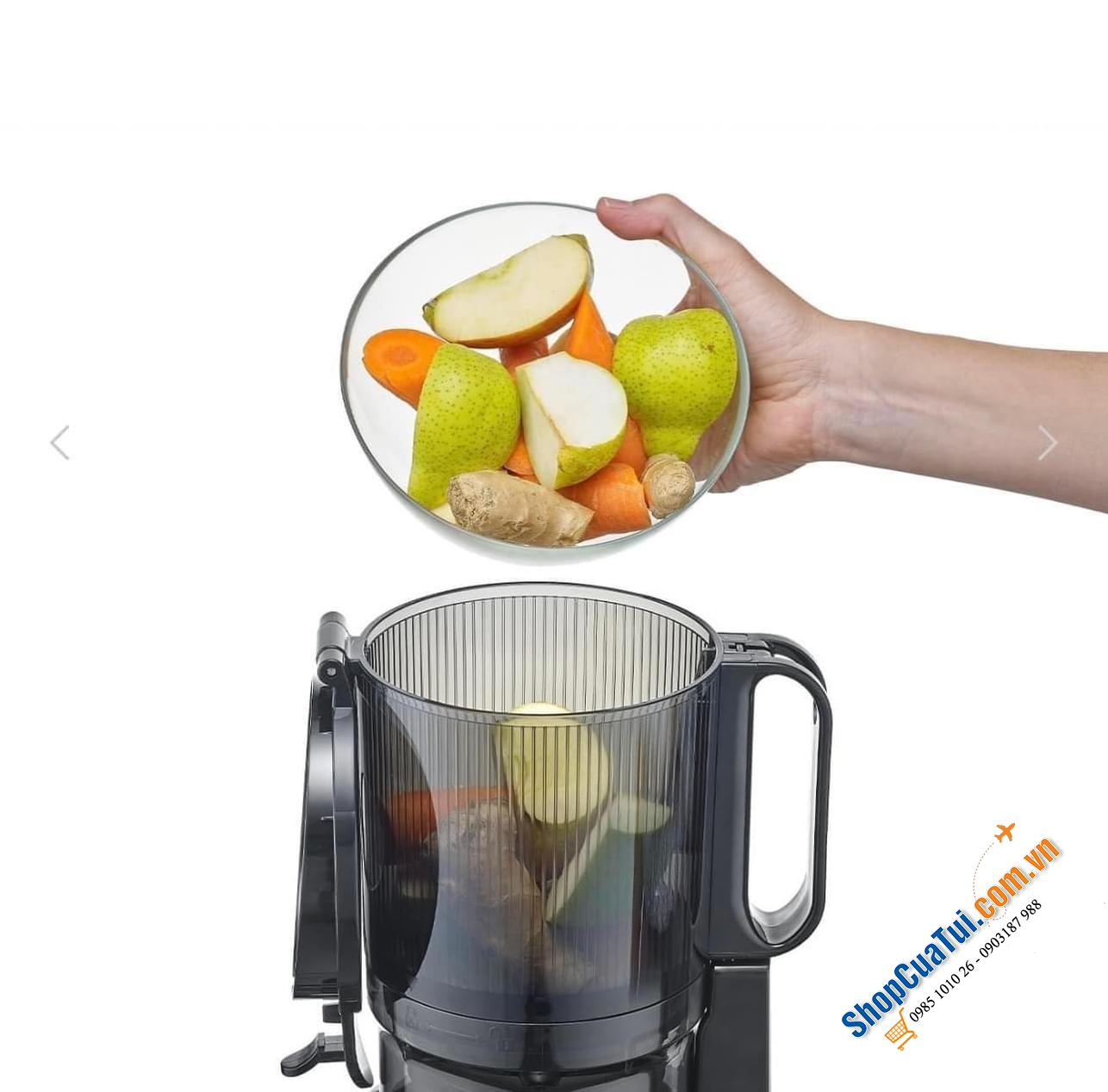 MÁY ÉP CHẬM CASO SJW600 XL. CÔNG NGHỆ ĐỨC - CÔNG NGHỆ HÀNG ĐẦU THẾ GIỚI!