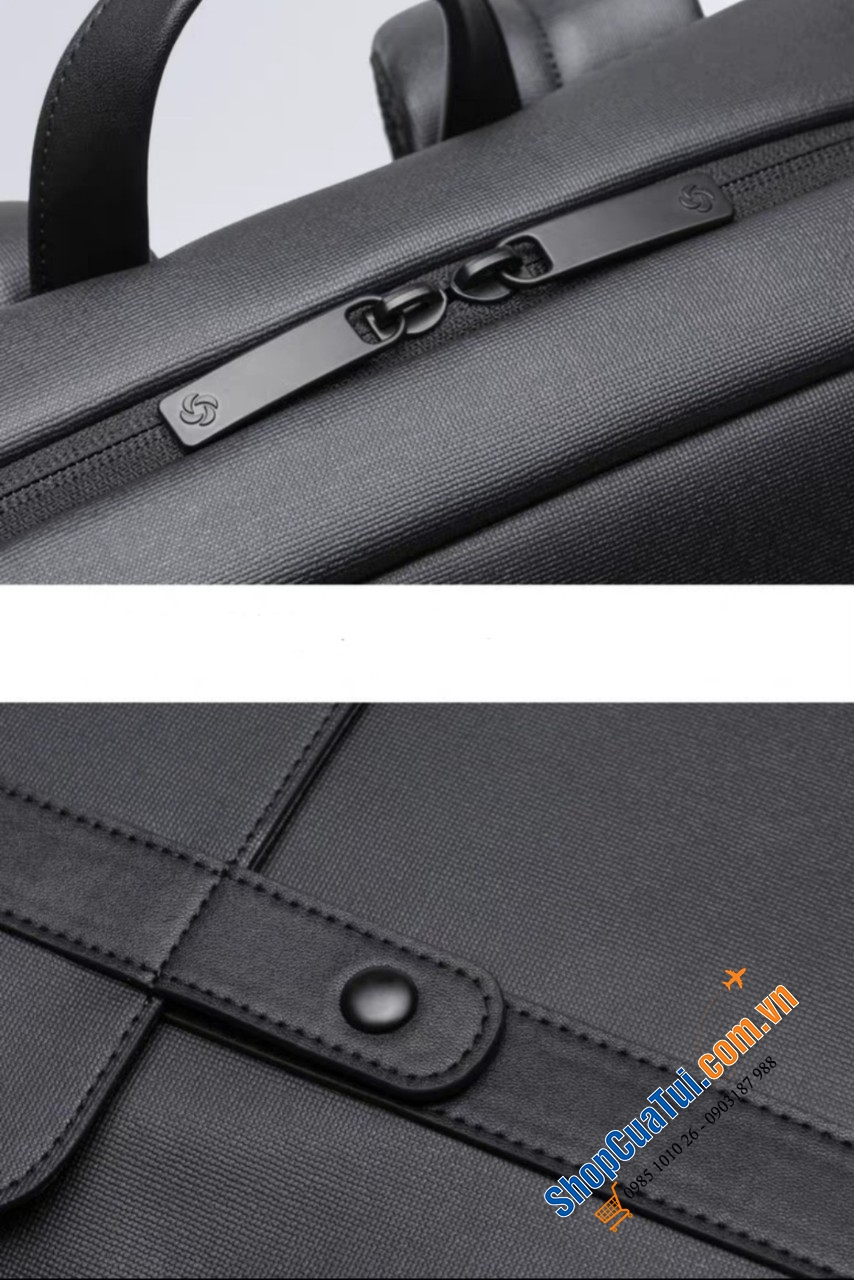Ba lô Samsonite Toidy siêu đẹp, đựng được laptop, chất liệu da PU chống nước, dành cho người lớn
