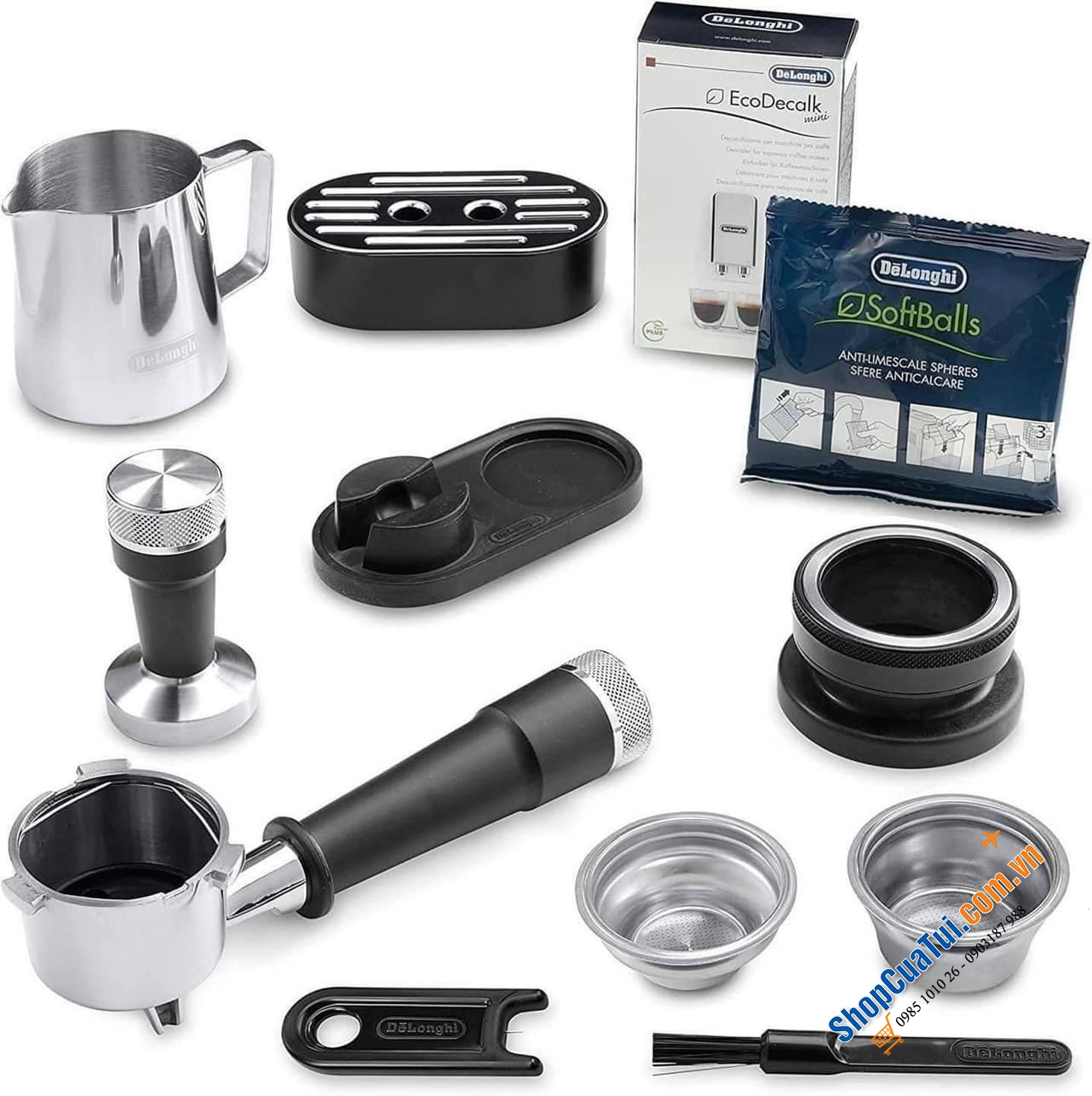 Máy pha cà phê Delonghi EC9155.MB -  Dễ dàng pha được các loại cà phê như đen, nâu, bạc, latte, espresso, cappuccino, americano