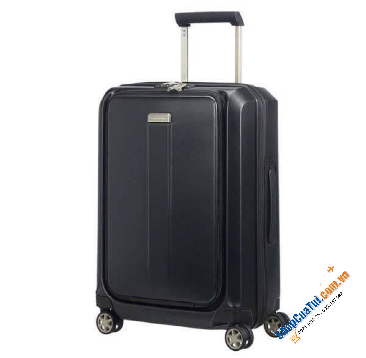 Valy Samsonite Prodigy Spinner ngăn Laptop mặt trước size Cabin