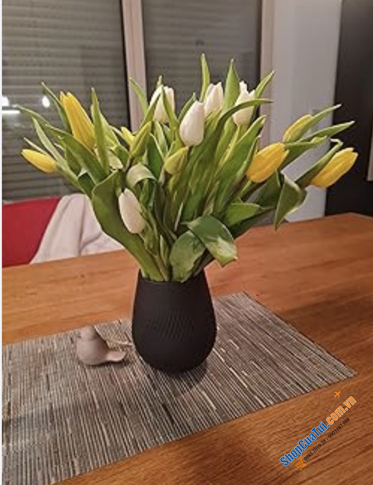 Lọ hoa Villeroy & Boch Manufacture Collier Perle 17.5cm - Lọ hoa gốm Collier với bề mặt mờ, màu sắc hiện đại