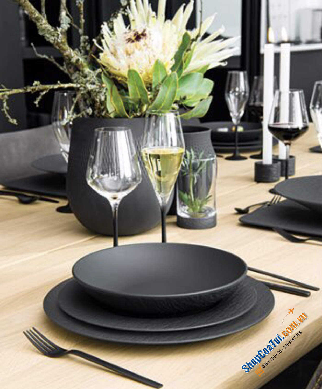 Lọ hoa Villeroy & Boch Manufacture Collier Perle 17.5cm - Lọ hoa gốm Collier với bề mặt mờ, màu sắc hiện đại