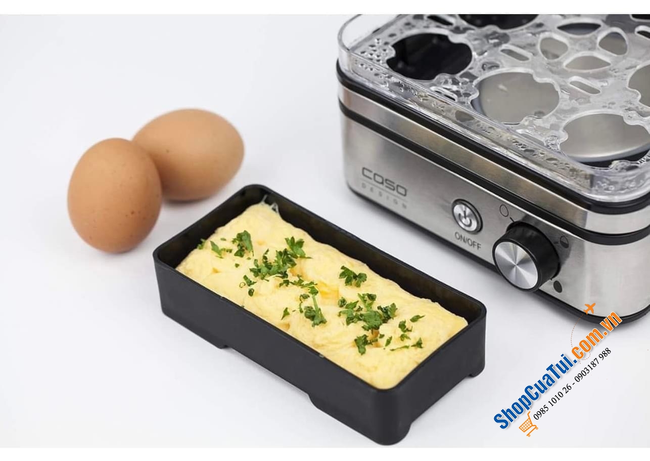 Máy luộc trứng CASO E9 Egg cooker luộc 8 quả trứng , 400W