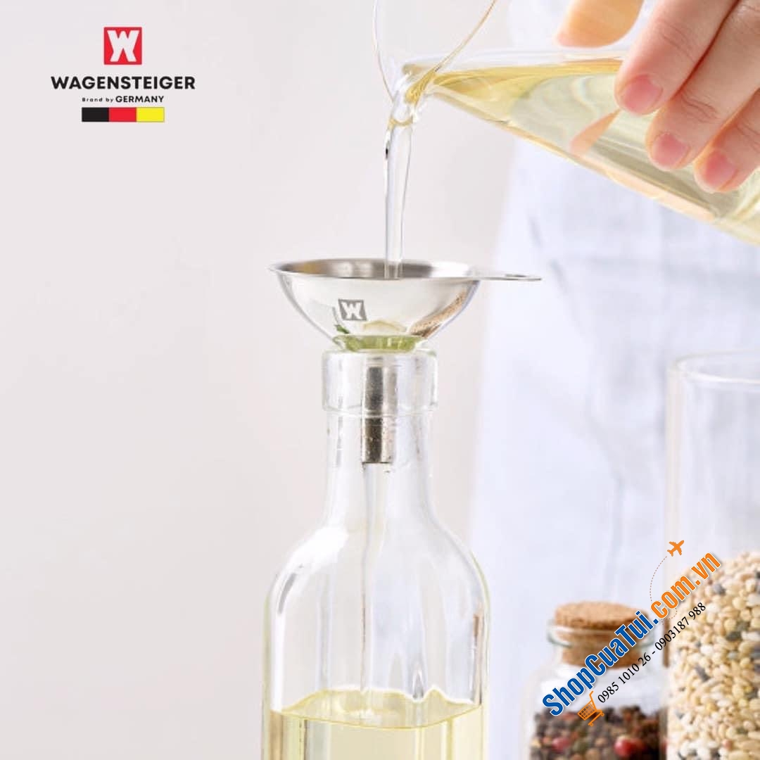 SET 3 PHỄU THÉP KHÔNG GỈ WAGENSTEINER CAO CẤP - GERMANY.