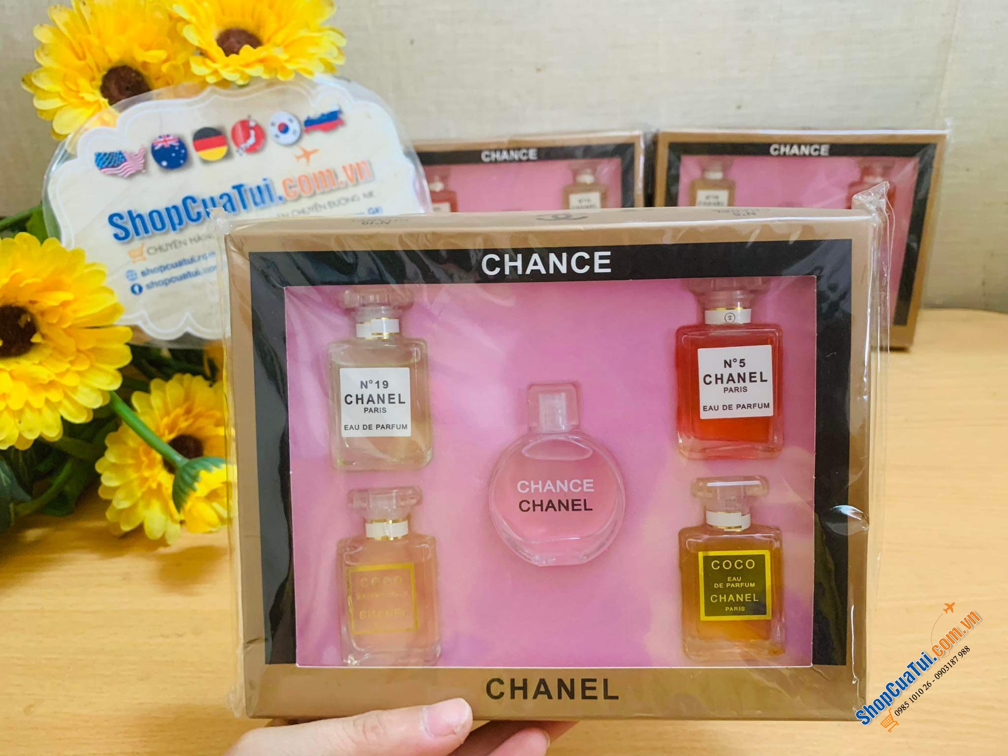 Sét nước hoa Chanel và Dior mini yêu quá - Sét 5-6 chai 5-7-8ml đủ hương, đút túi siêu gọn, làm quà tặng nhau siêu xinh