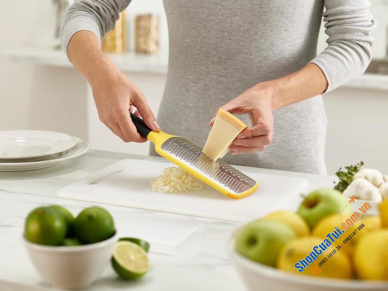 Set 2 món thái cắt rau củ + bào phô mai Joseph Joseph.