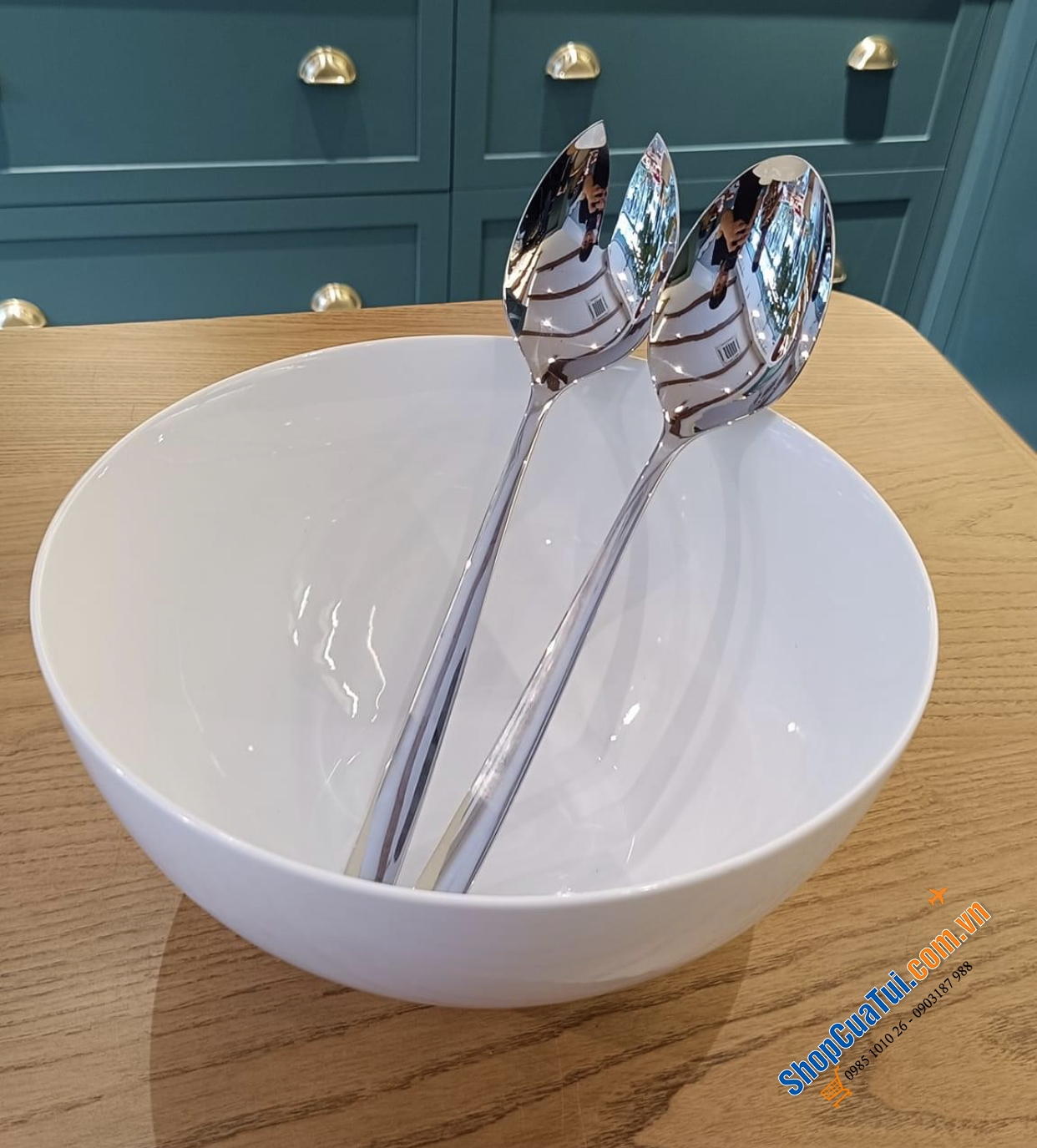 BỘ BÁT VÀ THÌA TRỘN SALAT CỦA WMF BISTRO 12.8812.9000