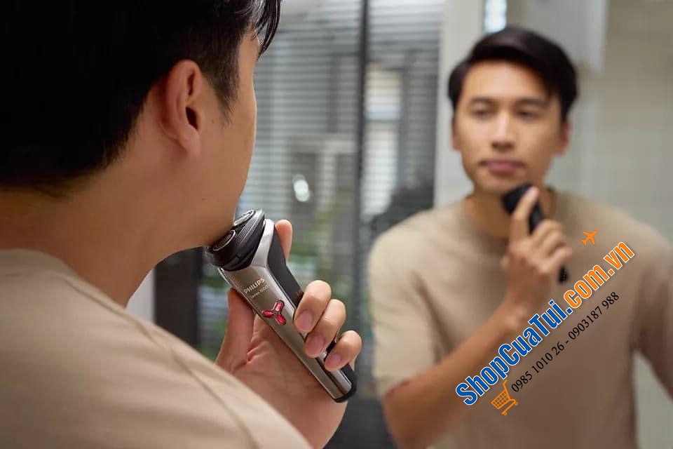 MÁY CẠO RÂU DU LỊCH PHILIPS S1301/02 SHAVER - SERIES 1000.