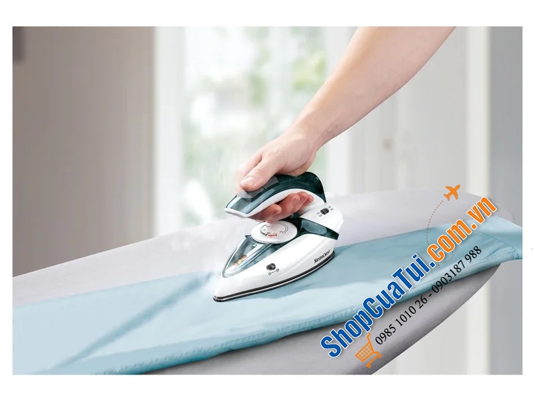 Bàn ủi hơi nước du lịch SILVERCREST 1100w - mẫu mini mới - để ủi hơi nước và ủi khô