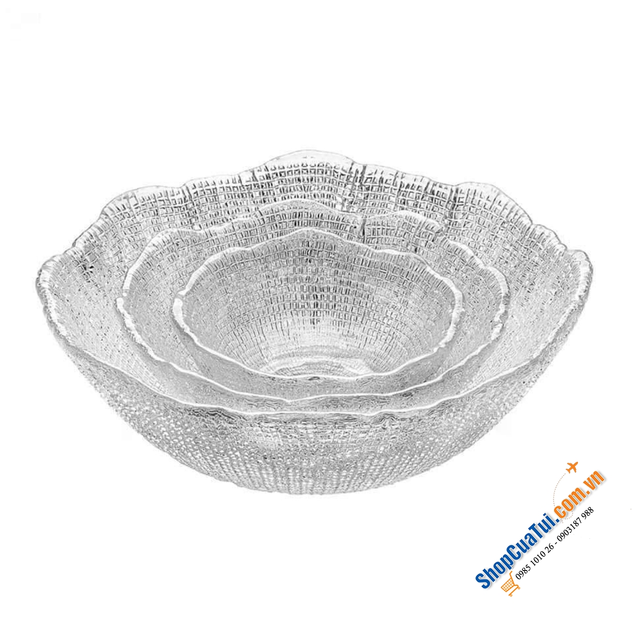 Bát tô IVV 20cm Diamante - Bát tô tròn IVV 20cm Diamante bowl pha lê tuyệt đẹp